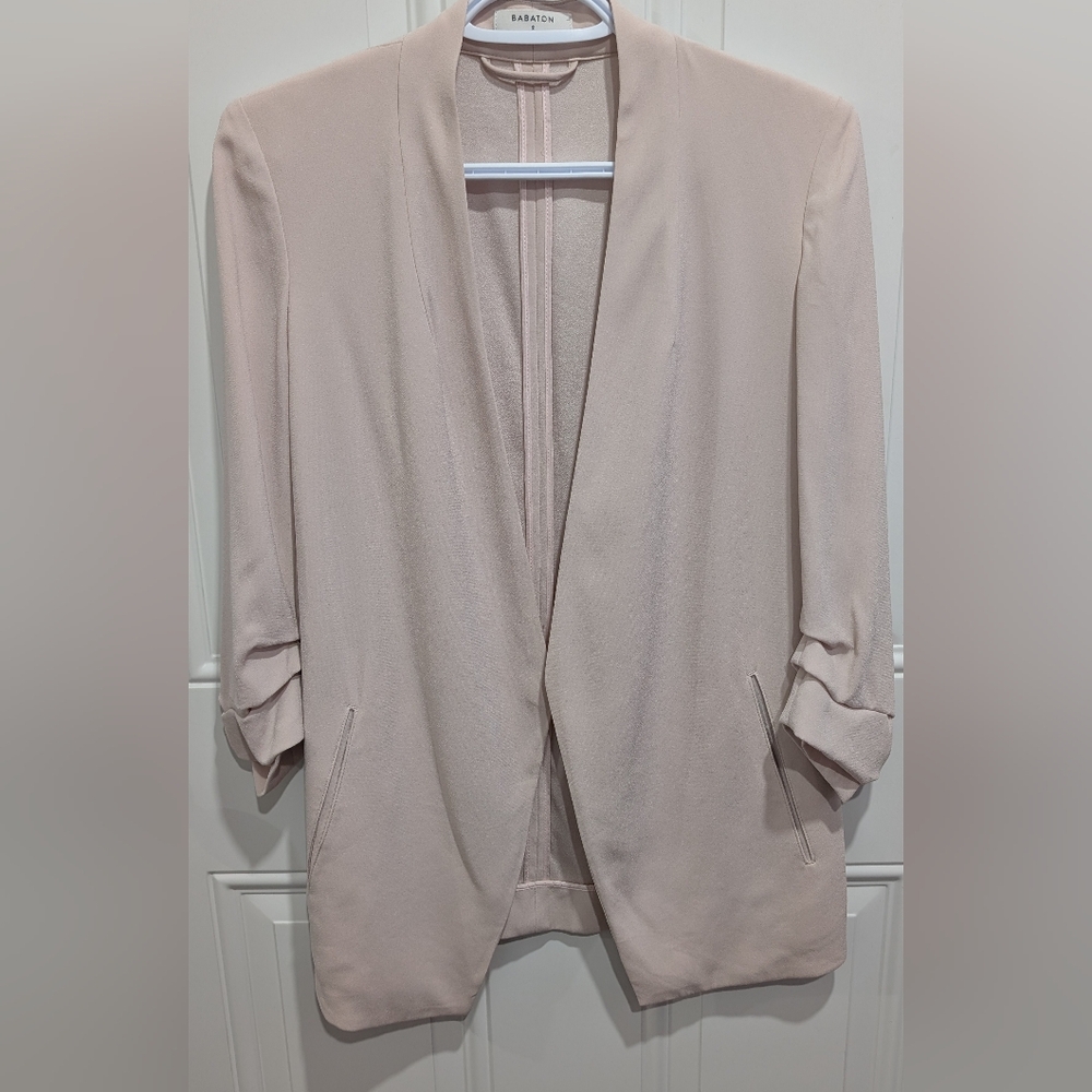  3/$20 Babaton Power blazer in a light pink